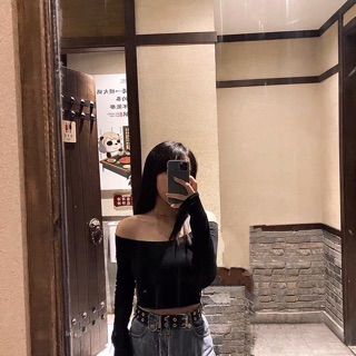 [ODER] Áo thun trễ vai dài tay sexy (có ảnh thật)