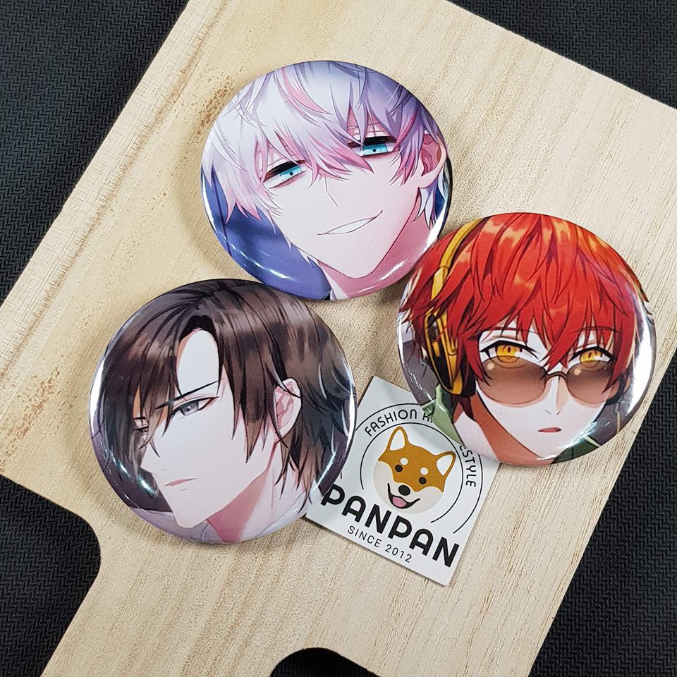 Set Huy Hiệu Mystic Messenger 3 Mẫu (6cm)