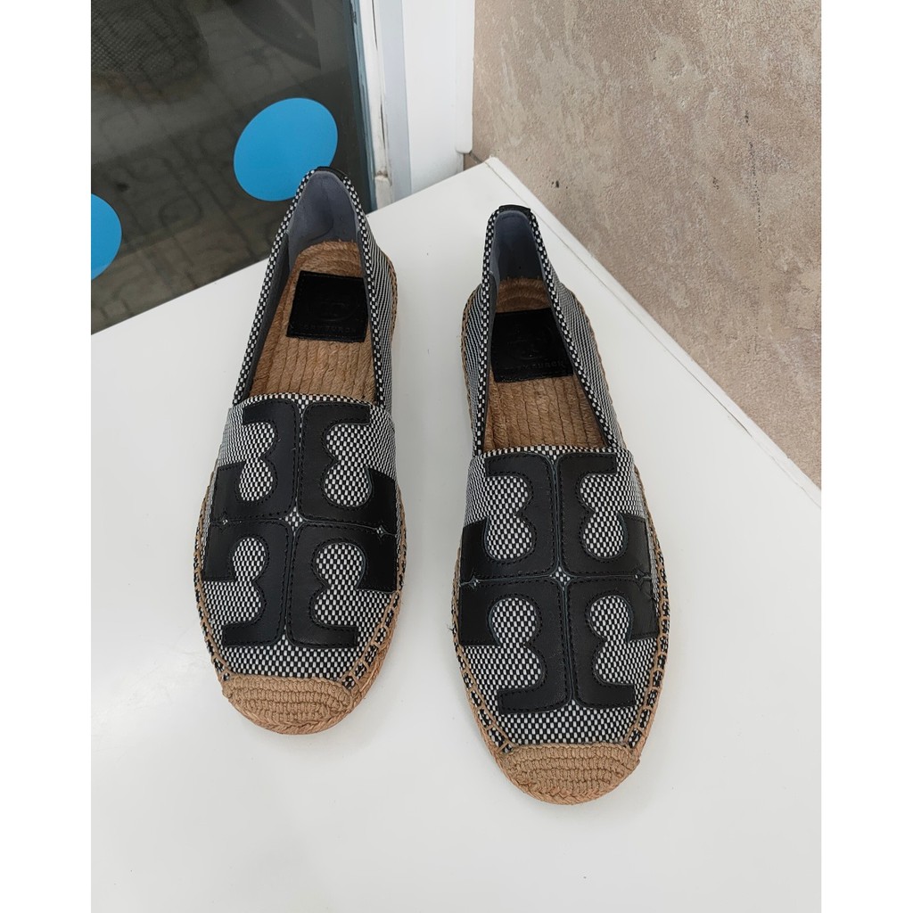 GIÀY SLIP ON TORY BURCH POPPY CANVAS ESPADRILLE AND ESPADRILLES MULES |  Shopee Việt Nam