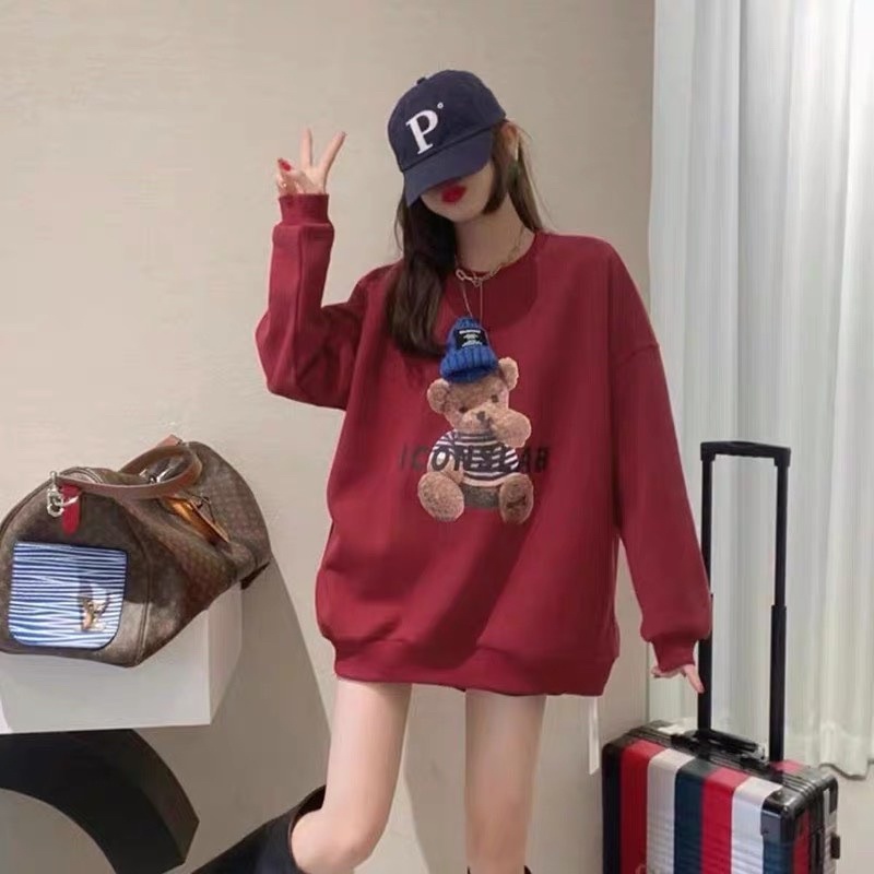 Áo sweater gấu 3 màu