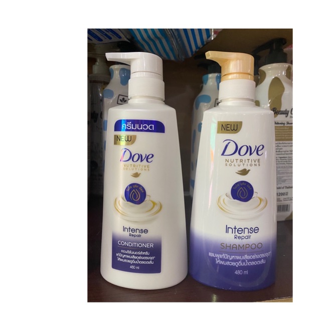 Dầu gội và xã DoVe thái 480ml mẫu mới