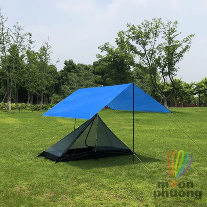 [FRSHIP 70K] Tấm bạt 3x3m 3x5m tăng mái che lều cắm trại dã ngoại chống nước - MUÔN PHƯƠNG SHOP | BigBuy360 - bigbuy360.vn