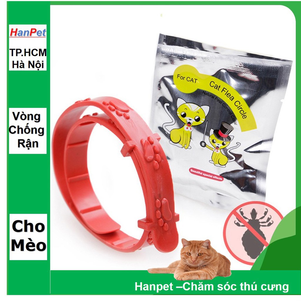 Vòng chống rận - 19k chống ve bọ chét 4 tháng cho chó mèo