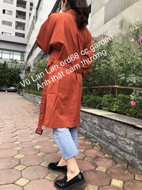 [ Ảnh/Video thật ] Áo măng tô vải kaki áo khoác dáng dài hàn quốc CÓ SẴN | BigBuy360 - bigbuy360.vn