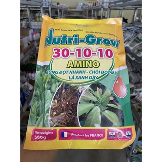 Phân bón lá 30-10-10 Amino nhập khẩu từ Pháp siêu bật chồi cực mạnh, nhú đọt cực nhanh, lá to xanh dày
