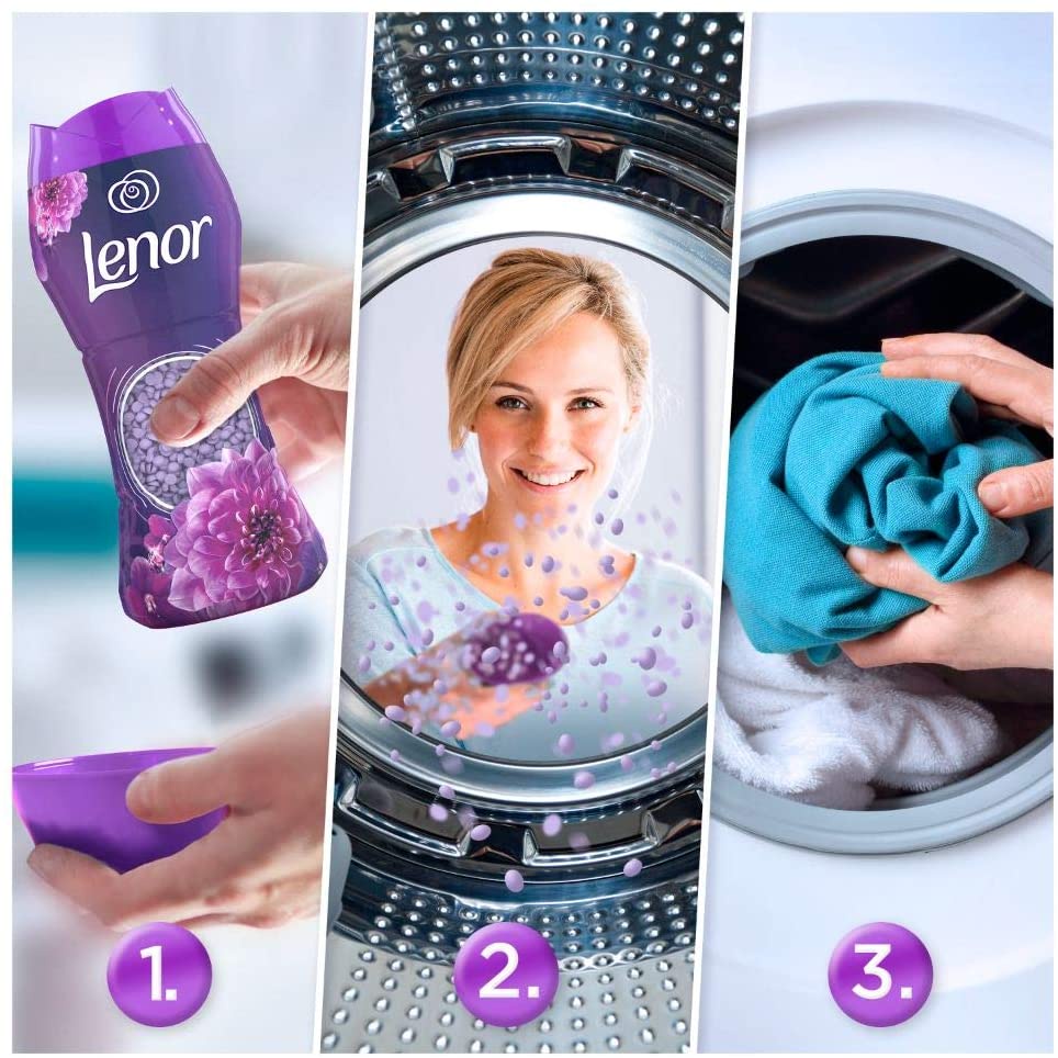 Viên giặt xả khô hương nước hoa Lenor 210g giúp làm mềm vải và lưu hương lâu - hàng Đức chính hãng