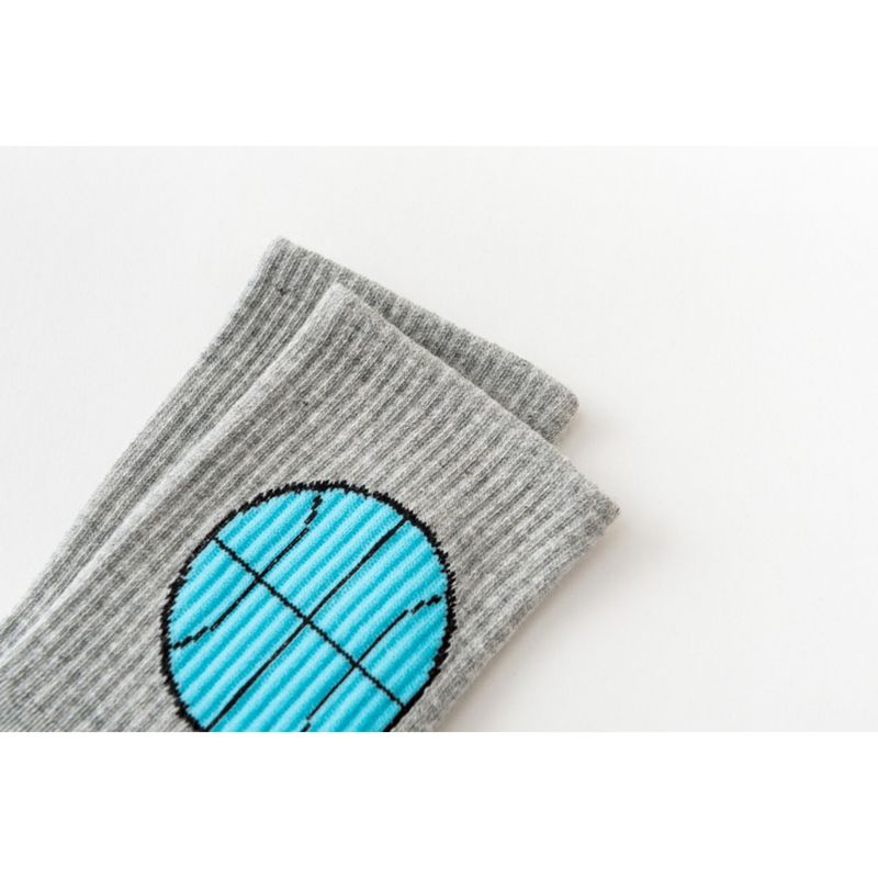 Xixi Vớ cotton Ulzzang họa tiết ngọn lửa cây xương rồng Trung Hoa Harajuku cho học sinh unisex