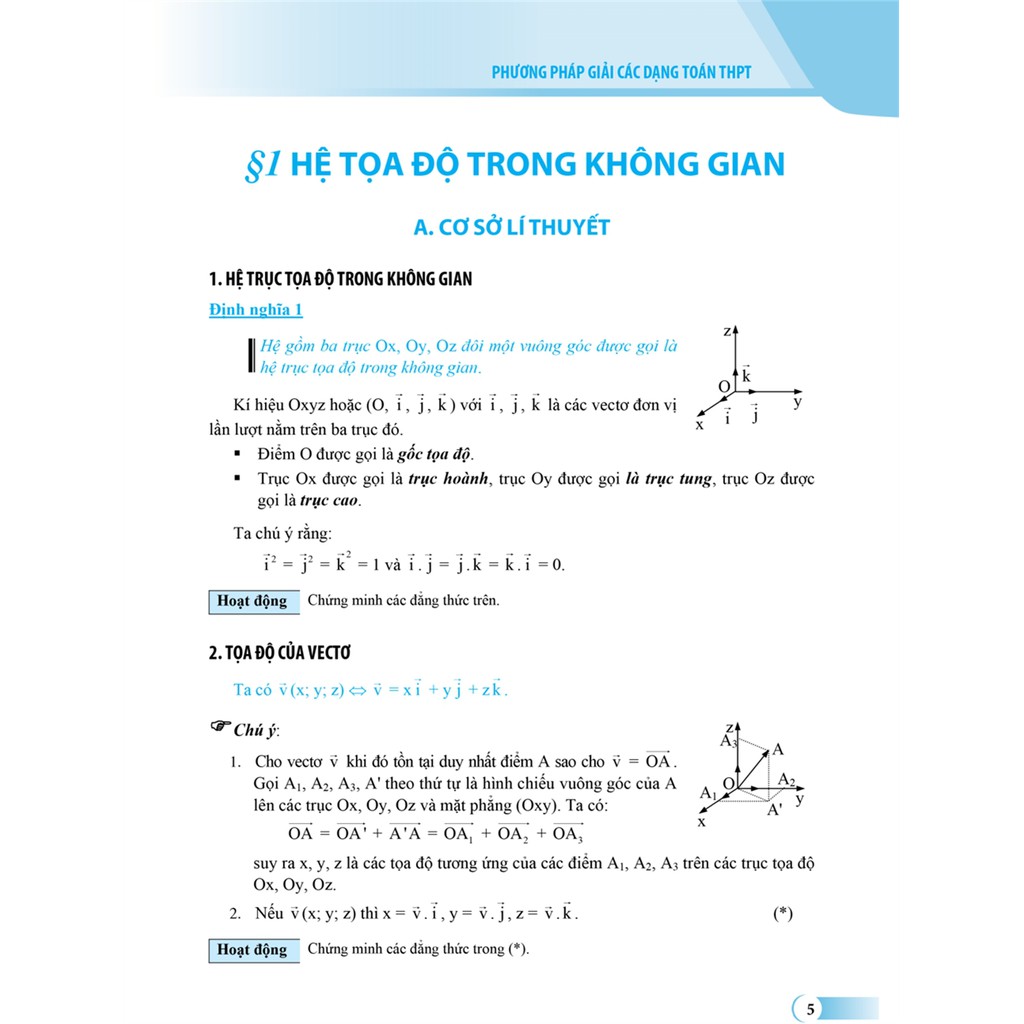 Sách - Phương Pháp Giải Các Dạng Toán Thpt - Phương Pháp Tọa Độ Trong Không Gian