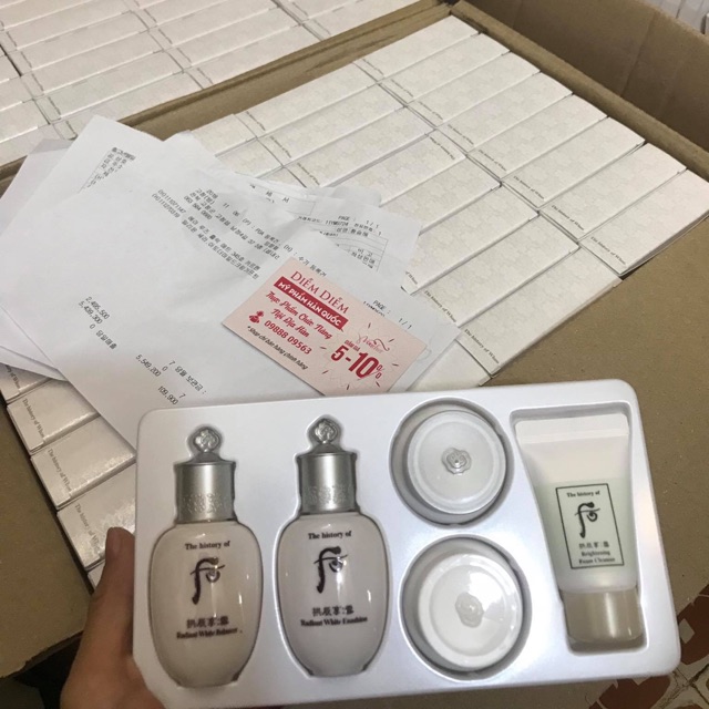 Sét Whoo Trắng Mini 5 sản phẩm