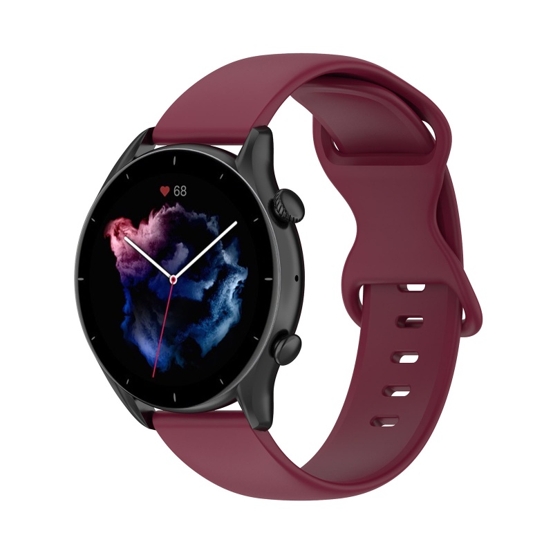 Dây Đeo Đồng Hồ Bằng Silicone Chống Mồ Hôi &amp; Trầy Chỉnh Được Cho Huami Amazfit GTR3