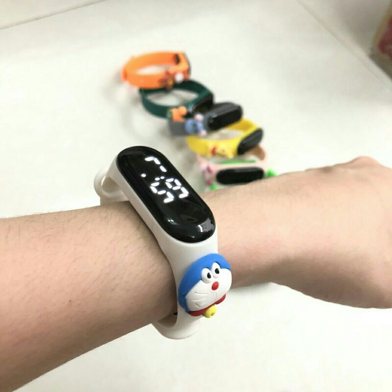 Đồng hồ điện tử Zgo Disney Siêu Hot cảm ứng Led, chống nước học sinh - đồng hồ