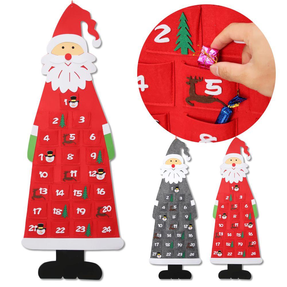 PINEVN Lịch Treo Tường Bằng Vải Không Dệt Chất Lượng Cao Trang Trí Giáng Sinh