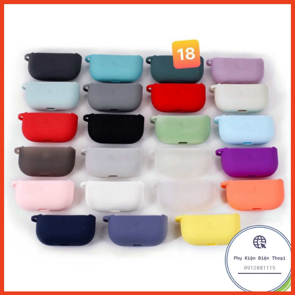 HÀNG LOẠI 1 18 màu thời trang Case airpod 1 2 Pro ( Airpods 3 )  Vỏ Bao silicon dẻo trơn đựng tai nghe không d