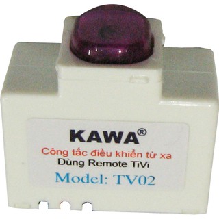 Công tắc âm tường điều khiển từ xa dùng Remote TV02