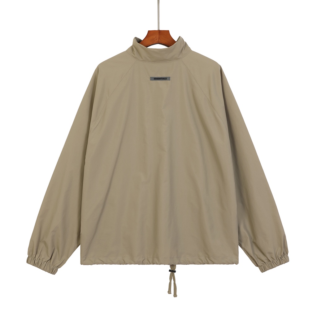 FOG FEAR OF GOD half zip jacket ESSENTIALS double line reflective jacket thin couple casual jacket