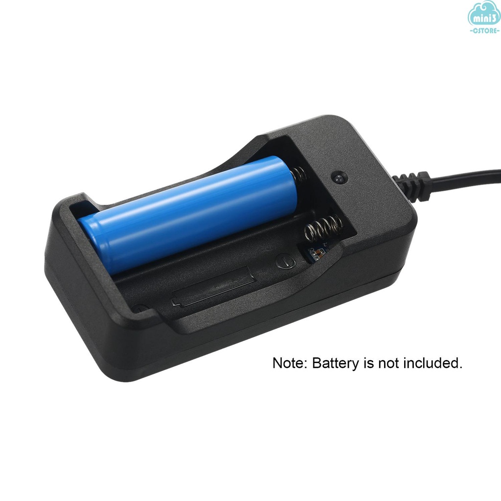 (V06) 2 Slots 18650 Li-ion Battery Charger 18650 Charging Dock Stand with LED Indicator