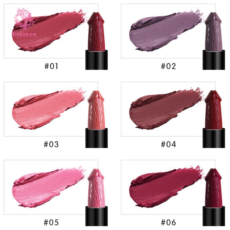 (Hàng Mới Về) Son Lì Chống Nước Lâu Phai Thiết Kế Vỏ Son Hình Đầu Nấm Độc Đáo | BigBuy360 - bigbuy360.vn