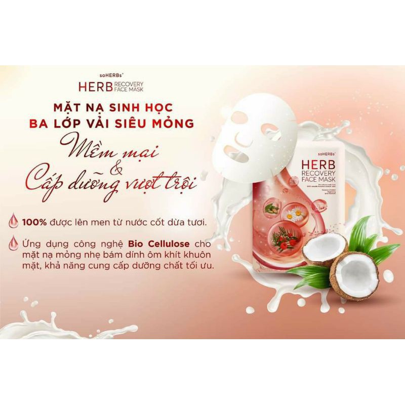 Mặt Nạ HERB RECOVERY FACE MASK