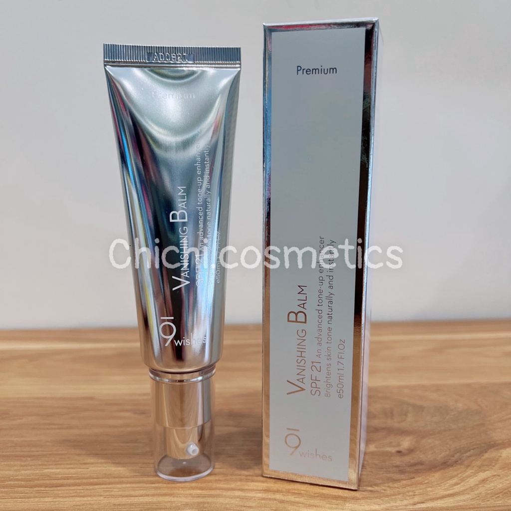 Kem dưỡng trắng nâng tone kem dưỡng 9Wishes Vanishing Blam Premium nâng tone ngay lập tức, trắng tự nhiên