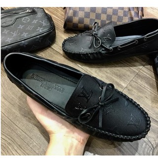 Giày lười vân lv da đẹp