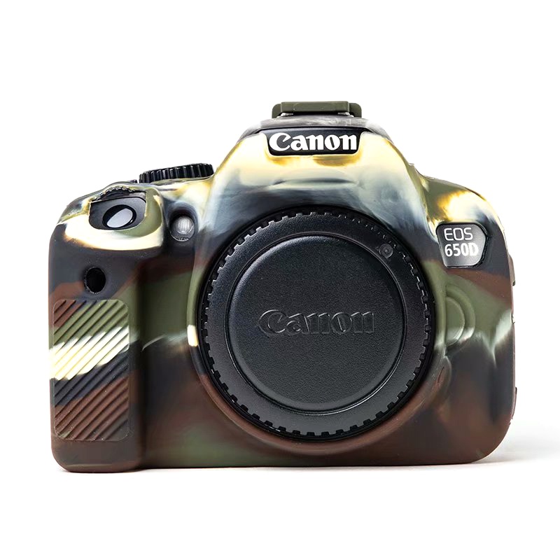 Vỏ Bọc Cao Su Silicon Mềm Cho Máy Ảnh Canon EOS 600D 650D 700D