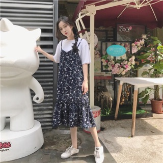 VÁY YẾM HOA NHÍ  [Có video cận vải]