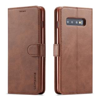 Bao da điện thoại dễ gấp phối ví retro dành cho Samsung Galaxy S10 / S10 Plus / S10e / S10 5G