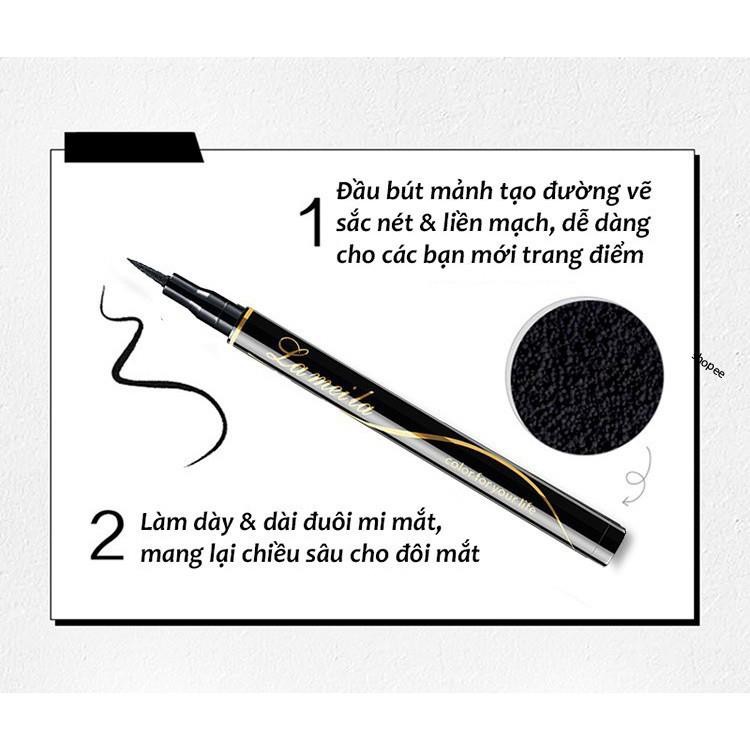 Bộ trang điểm Lameila 6 món cơ bản kem nền, phấn phủ, son kem, mascara, kẻ mày, kẻ mắt bộ makeup thời thường