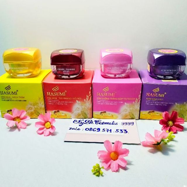 Kem dưỡng trắng da chống nắng hasumi 15g