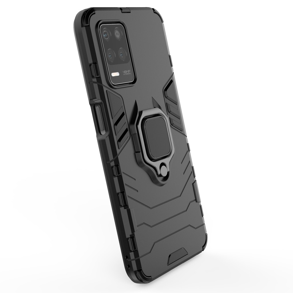 Ốp lưng Realme Q3 / Realme 8 5G / Realme V13 Iron Man Iring chống sốc giá đỡ thời trang cao cấp