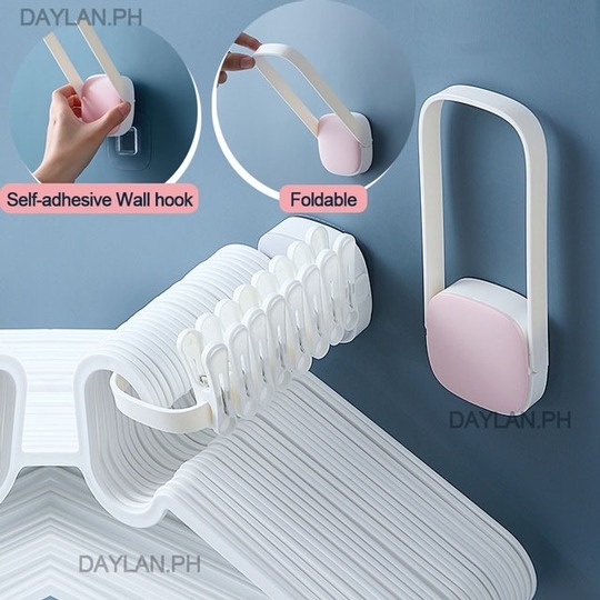 Móc treo tường tự dính đa chức năng có thể gập lại, thích hợp làm móc treo tường tự dính treo tường phòng tắm và phòng ngủ