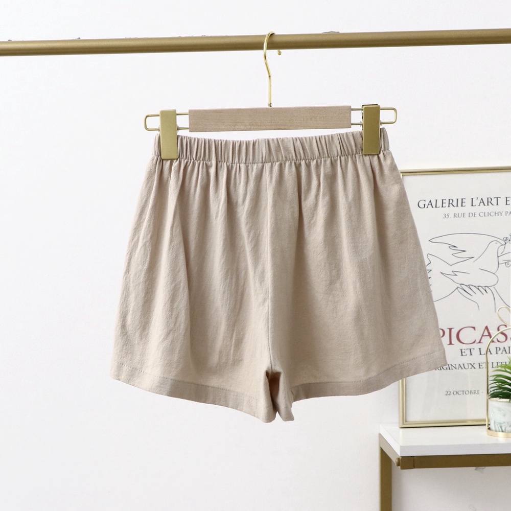 Quần short nữ ulzzang đũi ống rộng cạp cao đẹp lưng cao JANISA QS04 | BigBuy360 - bigbuy360.vn