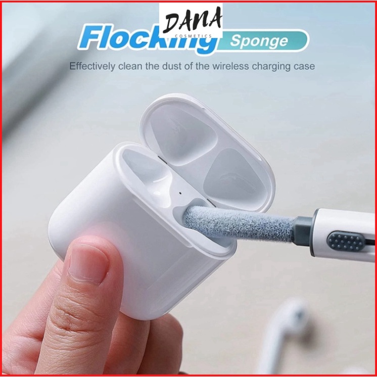 Bộ Dụng Cụ Vệ Sinh Tai Nghe Bluetooth Không Dây 3 Trong 1 DANA