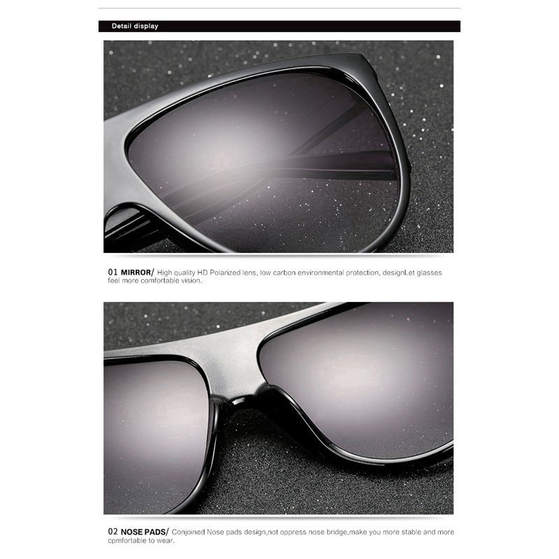 Kính mát gọng oversize retro cho nam và nữ