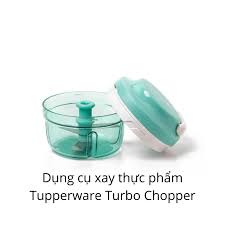 DỤNG CỤ XAY THỰC PHẨM TURBO CHOPPER XANH MINT - HÀNG CHÍNH HÃNG TUPPERWARE PHÂN PHỐI TẠI VIỆT NAM