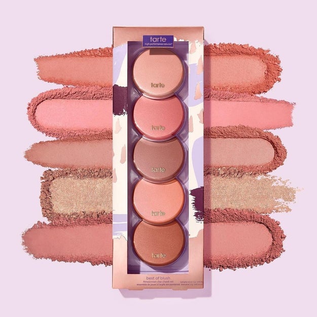 Phấn má hồng Tarte  Best Of Blush Amazonian Clay Cheek tách set [Nika Cosmetics]