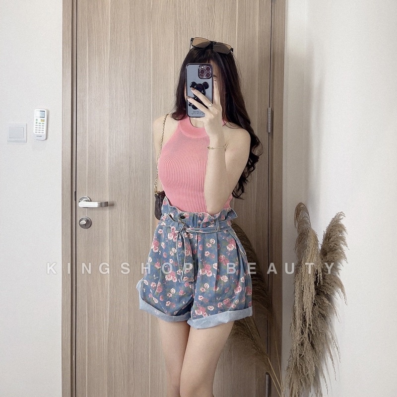 Set Áo Hồng Mix Quần Jean Hoa L1