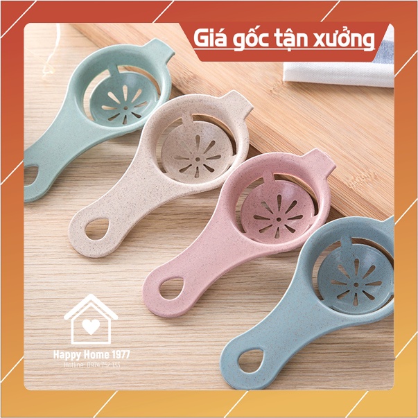 [HSP145][Có sẵn] Dụng Cụ Lọc Trứng Tách Lòng Đỏ Trứng Lúa Mạch Happy Home 1977