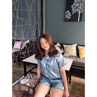 ✪ [LỤA BÈO ĐÙI] BỘ LỤA BÈO TAY NGẮN QUẦN NGẮN ✪