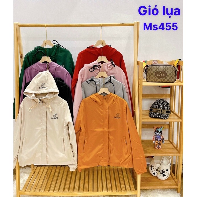 ÁO KHOÁC NỮ VẢI GIÓ LỤA