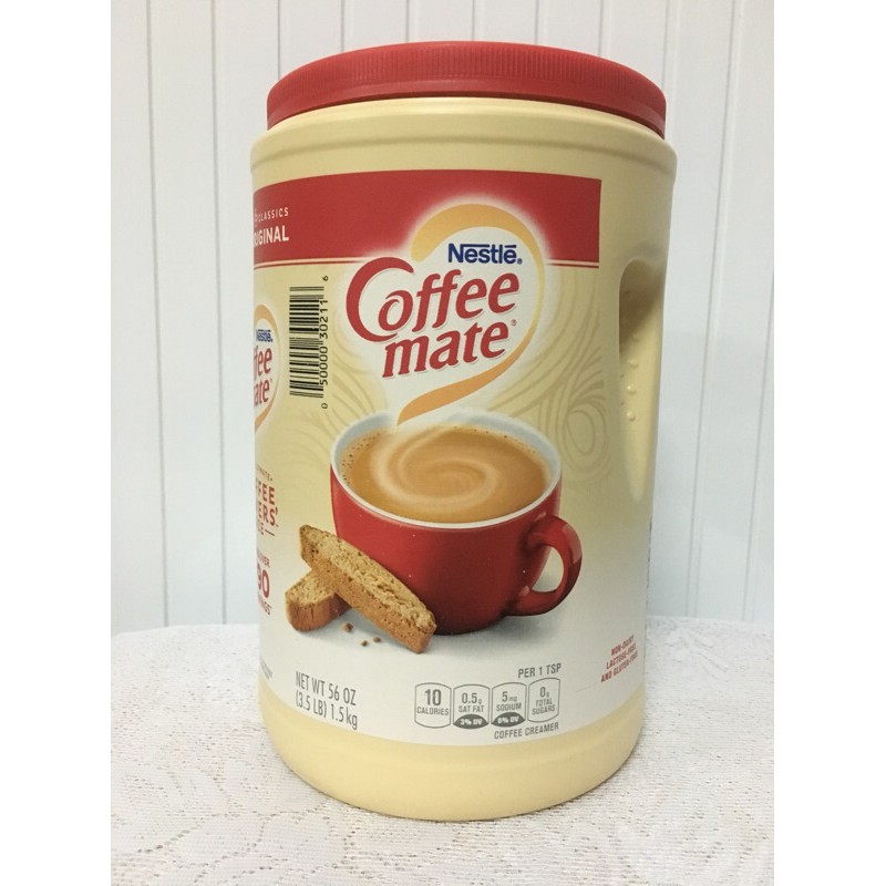 Bột kem cà phê sữa Coffee mate Nestle(1.5kg)Mỹ(date07/2022)