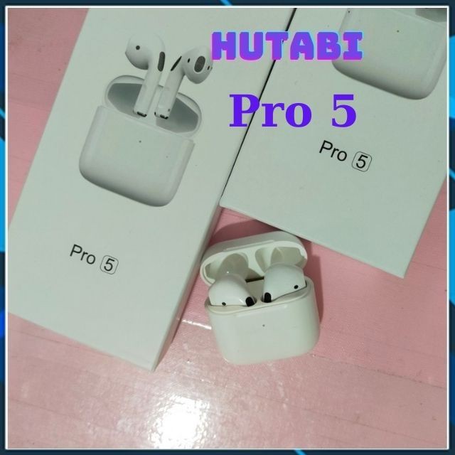 Tai Nghe Không Dây Bluetooth Airpods Pro4, Pro5. V5.0 Phong Cách  iphone. Bass Cực Chuẩn, Trầm Bống HUTABI