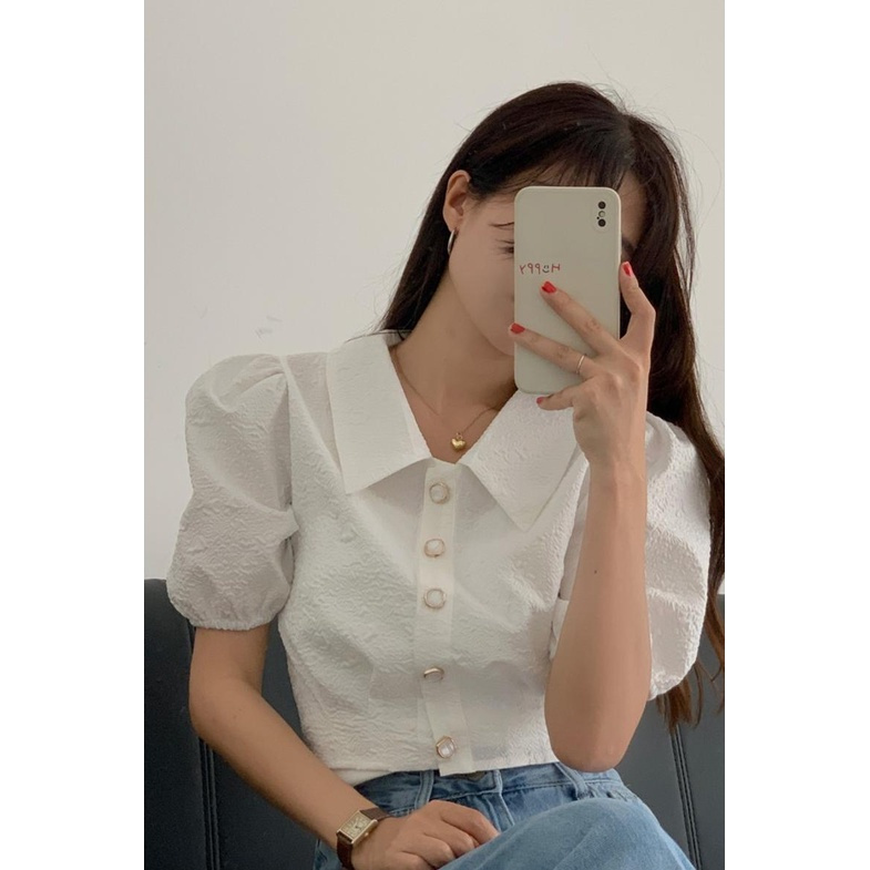 Áo Sơ Mi Ngắn Tay Thời Trang Mùa Hè Hàn Quốc