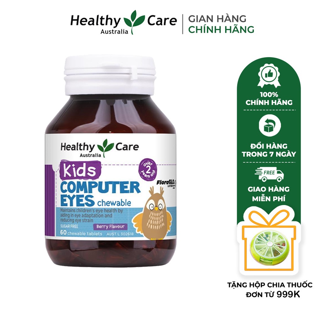 Viên bổ mắt cho bé Healthy Care Kids Computer Eyes 60 viên