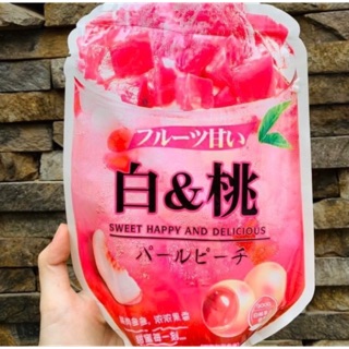 Kẹo sữa trân châu vị đào:26k