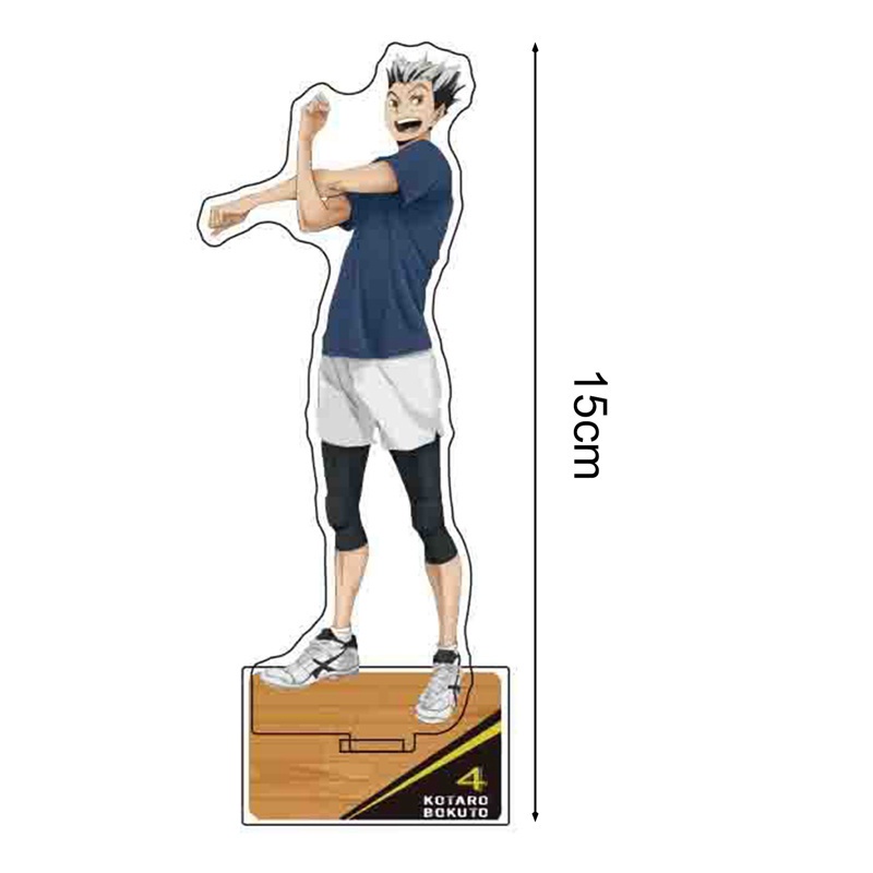 Mô hình nhân vật anime Haikyuu bằng acrylic có giá đỡ trưng bày độc đáo