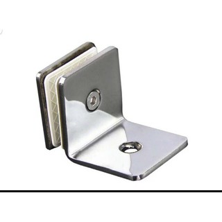 Bát kẹp kính tường 90 độ
