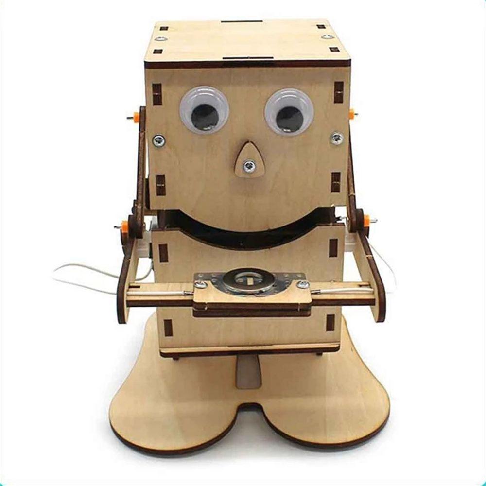 Robot Ăn Tiền Xu 1 Lắp Ráp DIY Công Nghệ Khoa Học Giáo Dục Cho Bé