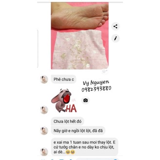 Mặt nạ tẩy tế bào da chết chân Double Effect Foot A7