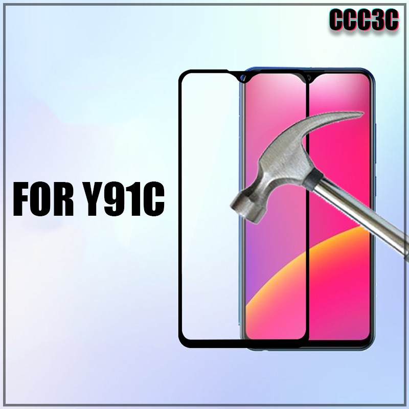 Phim kính cường lực VIVO Y91C Y93 Tempered Glass Screen 9H Protector film black Transparent FOR VIVO Y91C Y93